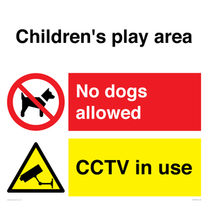 Children's play area. No dogs allowed, CCTV in use